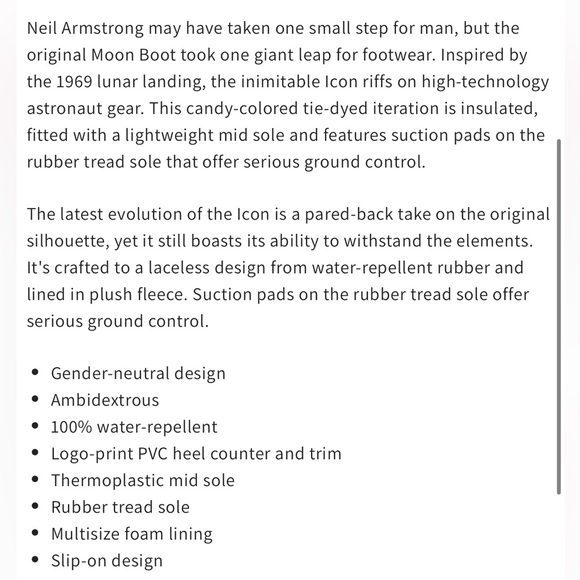 Tie Dye Moon Boot (35/38) - Picture 13 of 15